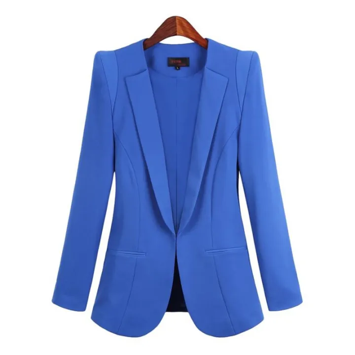 2022%20Korean%20Blazer%20Suit%20Jacket%20Women%20Autumn%20Spring%20New%20Long%20Sleeve%20Notched%20Collar%20Work%20Blazers%20Suit%203XL%204XL%205XL%20R654%20-%20Image%203