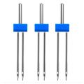 BRADOO-6Pack Double Twin Needles Wrinkled Needle with 2 PCS 9 Groove Pintuck Presser Foot for Sewing Machine Accessories 5FM.