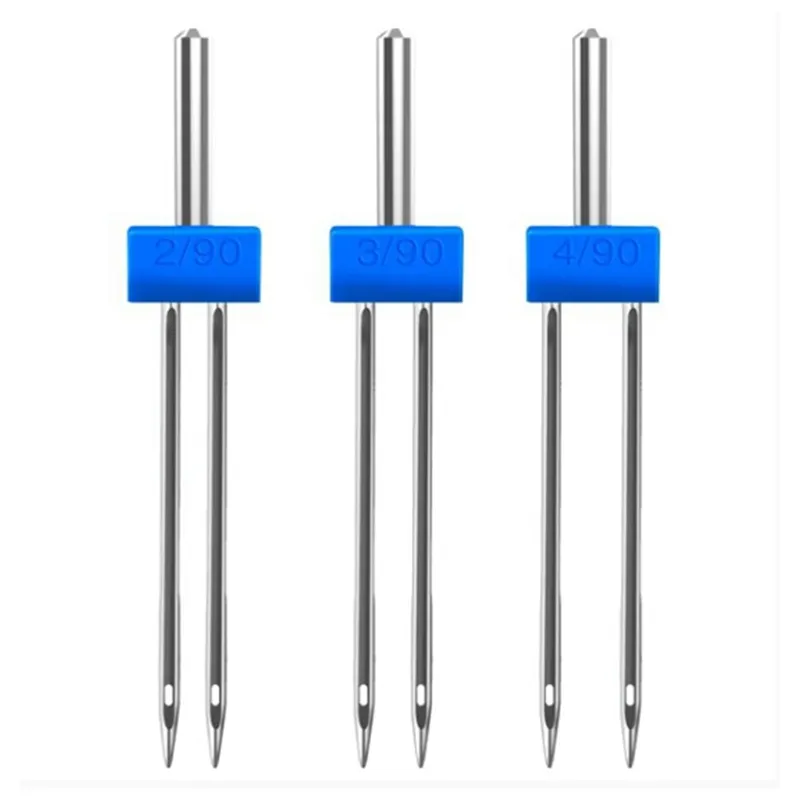 18PCS Double Needle & 4PCS Presser Foot Set For Sewing Machines – Compatible With Brother, Singer, Janome, Stainless Steel Twin Needles - View #8