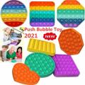 Push Pop Pop Bubble Fidget Sensory Toy Stress Relief Kid Tiktok Game School Fun. 