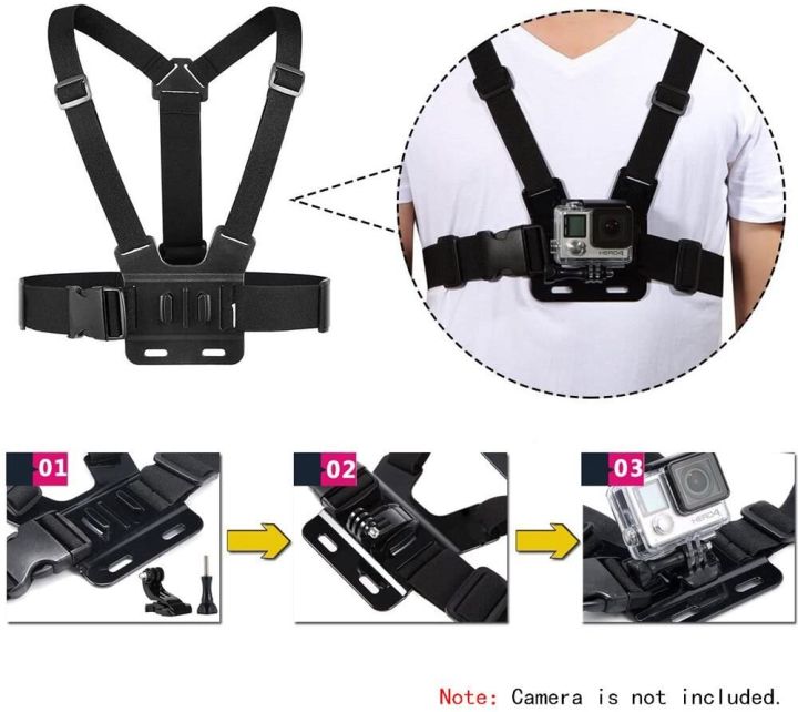 Accessories%20Bundle%20Kit%20Head%20Strap%20Mount/Chest%20Harness/Selfie%20Stick%20for%20Gopro%20Hero%2011%2010%209%208%207%206%205%204/AKASO%20EK7000/Brave%207/Dragon%20Superman%20-%20Image%204