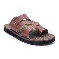 Bata Maroon Color Sandal for Men. 