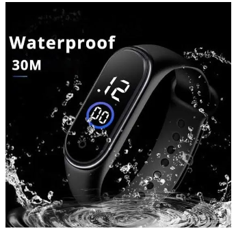 Touch LED Sports Watch Waterproof For Boys & Girls Silicon Fashion Watch