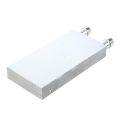 80mm Aluminum Alloy 80x40x12mm Water Cooling Water Block Heatsink Head For Liquid Cooler Fan Cooling Radiator TEC12706 TEC1-12706 Peltier Heat Sinks DIY.