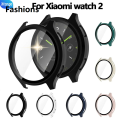Fashions PC Case+Glass for Xiaomi Watch 2 Smart Watch Screen Protector All-around Bumper Protective Shell for XiaoMi Watch2 Accessories. 