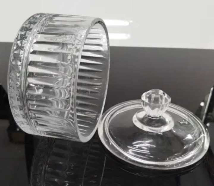 Glass%20Candy%20Jar%20Food%20Canister%20Cookie%20Jar%20for%20Living%20Room%20Birthday%20Coffee%20Bar%20Vertical%20Stripes%20%208.5x7%20-%20Image%204