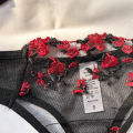 Lingerie Fancy Lace у Set Woman 2 Pieces Transparent Women's Underwear Embroidery Beautiful Bra And Panty Sets.