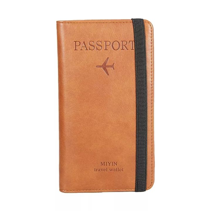 Multifunction%20Passport%20Cover%20PU-Leather%20Fashionable%20Passport%20Bag%20Passport%20Holder%20Frosted%20PU%20Leather%20Travel%20Bag%20Wallet%20Ticket%20Holder%20Organizer%20Case%20with%20Zipper%20-%20Image%203