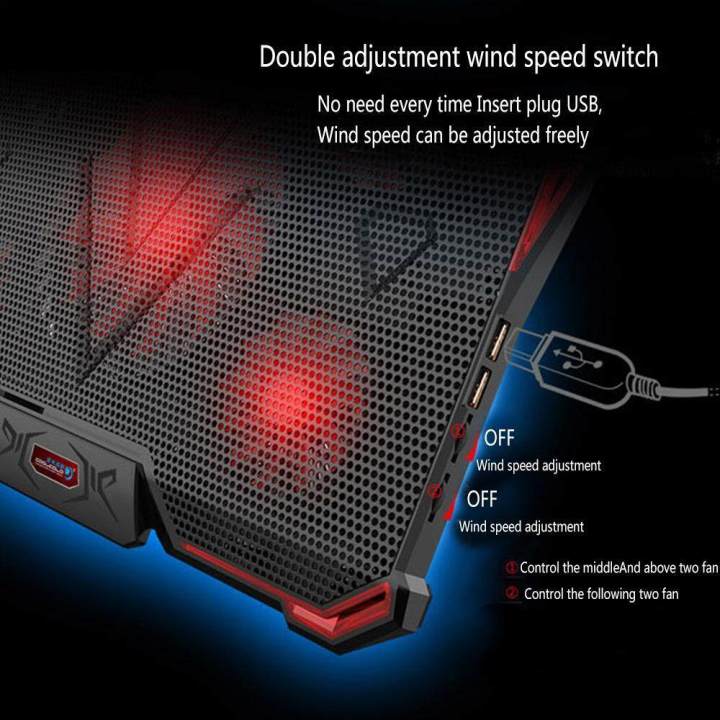 Laptop%20Cooling%20Pad%20for%201417%20Inch%20Laptops,%20with%20Five%20Stove%20Fans,%20TNBK0033%20-%20Image%207