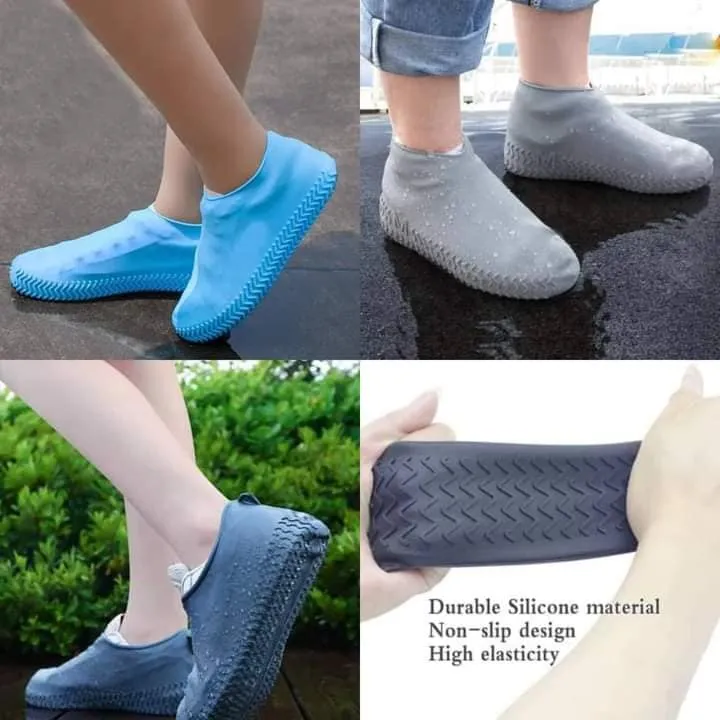 Waterproof Shoe Cover Shoe Rain Cover Waterproof Resuable Unisex Shoes  Silicone Dust Cover Boots Male Female