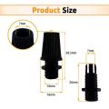 Electrical accessories. Electric light fitting. Plastic Wire lock cap M10.Tooth thread cable clip, wire grip for ceiling lamp. PVC cable gland. Cable lock 10 pic clear.