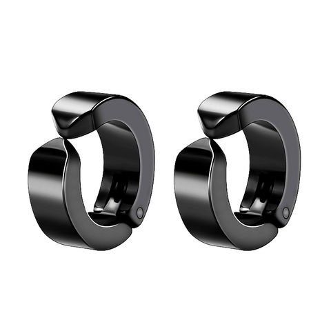 Ear%20Clip%20Male%20Non-Pierced%20Earrings%20Cool%20Trendy%20Niche%20Simple%20Style%20Black%20Buckle%20Bone%20Fake%20Men's%20Women%20-%20Image%207