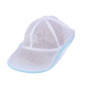 Simple Hat Wash Protector Baseball Cap Cleaner Laundry Bag Wash Hat Bag Washing Machine Mesh Bag New 2Pcs,Blue & White Durable Easy to Use. 