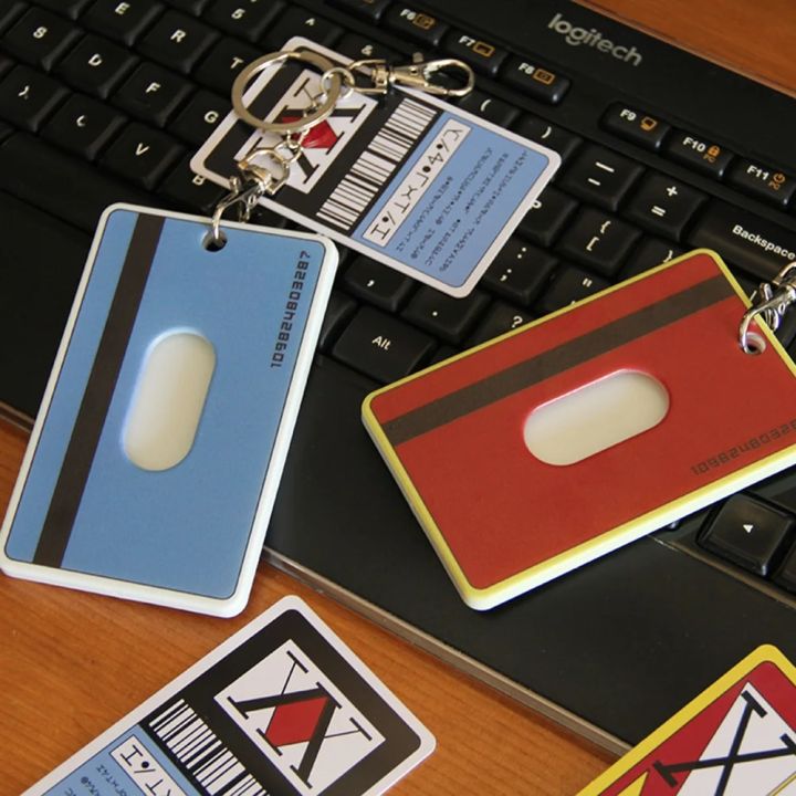Anime%20Hunter%20License%20Card%20Holder%20Cosplay%20Bus%20Card%20Case%20Hisoka%20Kurapika%20Killua%20Zoldyck%20PVC%20Cover%20Pendant%20Key%20Ring%20-%20Image%204