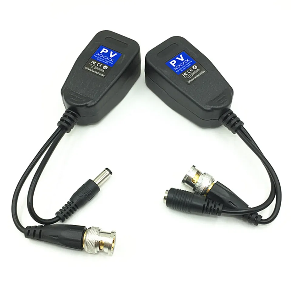 50 Pair CCTV BNC Video Power Balun Transceiver – Convert Coax To CAT5e/6 RJ45 For HD-TVI/AHD