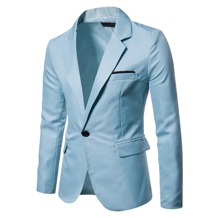 Royal%20Blue%20Blazer%20Men%20Casual%20Suit%20Solid%20Colour%20Mens%20Blazers%20Jacket%20Coat%20XXXL%20Size%20Single%20Button%20B10%20-%20Image%205