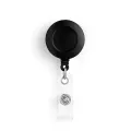 1 PC Retractable ID Card Holder Yoyo Clip - Black. 