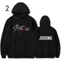 2023 Korean Stray Kids JISUNG MINHO FELIX CHANGBIN JEONGIN BANG CHAN SEUNGMIN HYUNJIN Printed Hoodies Casual Hooded Sweatshirt.