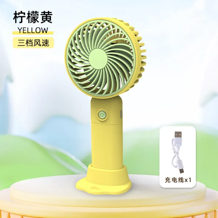 Summer%20New%20Small%20Handheld%20Fan%20USB%20Charging%20with%20Light%20Convenient%20Mini%20Cartoon%20Cute%20Electric%20Fan%20with%20Strong%20Wind%20-%20Image%207