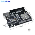 【Mary DAI Store】UNO D1 R32 ESP32 WIFI Development Board CH340 USB Type B USB-B WIFI Wireless For Arduino UNO R3 Wemos D1. 