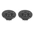 2 Pieces 6 Ohm 30W Speaker Unit Soft Dome Tweeter Speaker Unit 1600-20KHz for Home. 