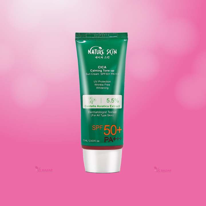 Nature%20Skin%20Cica%20Calming%20Tone%20Up%20Sun%20Cream%20SPF50+%20PA+++%20100mL%20By%20NS%20Glamour%20Mart%20-%20Image%203