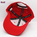 Red Embroidery TH Logo Cotton Curved Cap. 