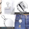 2 Pack 29.5Inch Retractable Badge Holders for Nurse Badge Reel Retractable ID Holders.