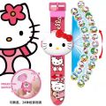 2023 new Digital Children Flippable Projection sanrio Hello Kitty Watch Kids Sports Watches Electronic Toy gift watch for kids girls boys sale now. 