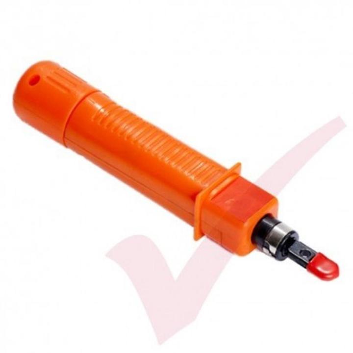 Network Cable Crimper Impact Punch Down Tool Impact Punch Down Insert Cutter Cable Termination Tool HY425 Network RJ45 RJ11 Cable Crimper Wire Cut Off Impact Punch Down Tool Impact Punch Down Insert Cutter Cable Termination Tool HY