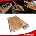 Glossy Wood Grain Self Adhesive Vinyl Film Sticker for All Car, Bike, Interior Design, Floor, Kitchen Furniture | Gloss Film Vinyl Sticker-60 inc/12inc.