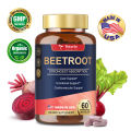 Totaria Organic Beet Root 60 Capsules – 1300mg Beetroot Powder for Natural Energy & Endurance, Liver, Mood & Heart Support, Non-GMO, GMP Certified, High Absorption.