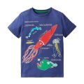 Kids Cartoon Roblox Luminous T-shirt Boy Summer Short Sleeve Glow In Dark Tops. 