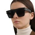 Fashion Square Sunglasses for Women Men Sports Driving Sun Glasses Anti-Glare 100% UV Protection Metal T Word Design. 