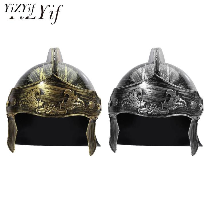 Medieval Viking Samurai Hat Ancient Roman Warrior Knight Helmet Spartan Gladiator Vintage Halloween Cosplay Soldier Hats Helmet