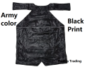 Chest Guard for Bike. Black color Print with Pocket.
