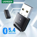 UGREEN USB Bluetooth Adapter BT 5.4 Bluetooth Dongle Receiver Support Windows 11 10 8.1 Plug and Play for PC Laptop Mouse Keyboard. 