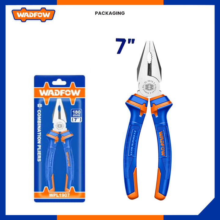 COMBINATION PLIERS Size:7"/180mm WADFOW-WPL1907