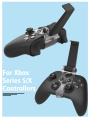 DATA FROG Controller Phone Holder For Xbox Series S/X Wireless Controller Foldable Clip Stand Adjustable Bracket For Xbox Series. 