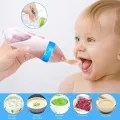 Baby Food Feeder Pacifier | Frozen Fruit Teethers for Babies | Baby Food Dispensing Spoon | Baby Silicone Feeder Pacifier | Teething Feeder | Baby Fruit Pacifier Feeder. 