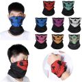 Cotton Ghost Face Handkerchief For Men or Women - Red.