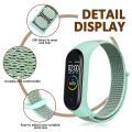 Mi Band 4 Woven Nylon Braided Solo Loop belt Bracelet Strap. 