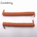 Coolstring 4mm Spiral Spring Curly Stretch Shoelace Lazy No Tie Shoe Laces New Shoestrings For Elderly Children Casual Sneakers. 
