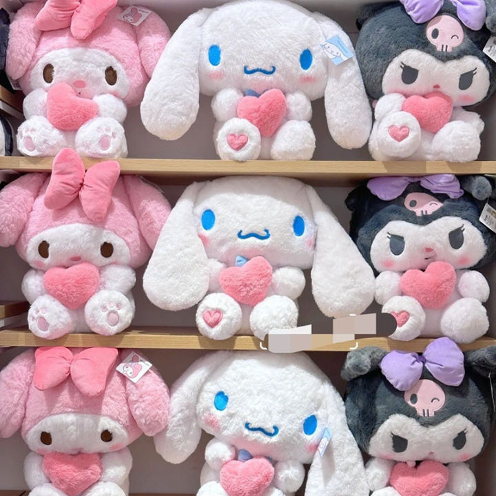 35Cm%20Kawaii%20Sanrio%20Plush%20Doll%20Toy%20Anime%20Figure%20Kuromi%20My%20Melody%20Cinnamoroll%20Soft%20Stuffed%20Pillow%20Room%20Decor%20Children's%20Toys%20Gift%20-%20Image%202