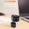 Portable Cube Timer Gravity Sensor Rotating Timer. 