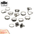 Carat 15-Piece Carat Women's Ring - Bohemian Style Open Ring. 