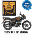 HERO bike all sticker | bike modify sticker | HERO Splandor sticker | Bike full set Sticker- ( Waterproof & Premium quality) | customize sticker | custom sticker for bike..car modified sticker for bike.