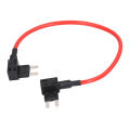 Blade Fuse Adapter Kit, Car Add Circuit Fuse Adapter Double End Sturdy for DIY.