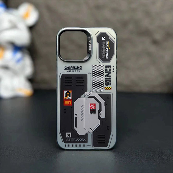 Trendy%20brand%20Future%20Machinery%20Guan%20Xi's%20same%20model%20is%20suitable%20for%20Apple%20mobile%20phone%20case%20iPhone13%20Huawei%20Honor%20Xiaomi%20protective%20case%20-%20Image%202