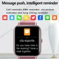 +2pc Straps Smart Watch Women Men Smartwatch 1.44'' Square Dial Call BT Music Smartclock For Android IOS Fitness Tracker Watches. 